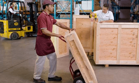 What is a crate shipping service