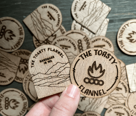 Wooden Pins Stickers