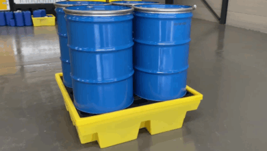 4 Drum Spill Pallets: Safe, Compliant & Efficient Storage Solutions