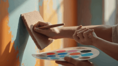 Most people walk into a newly finished building and see fresh paint